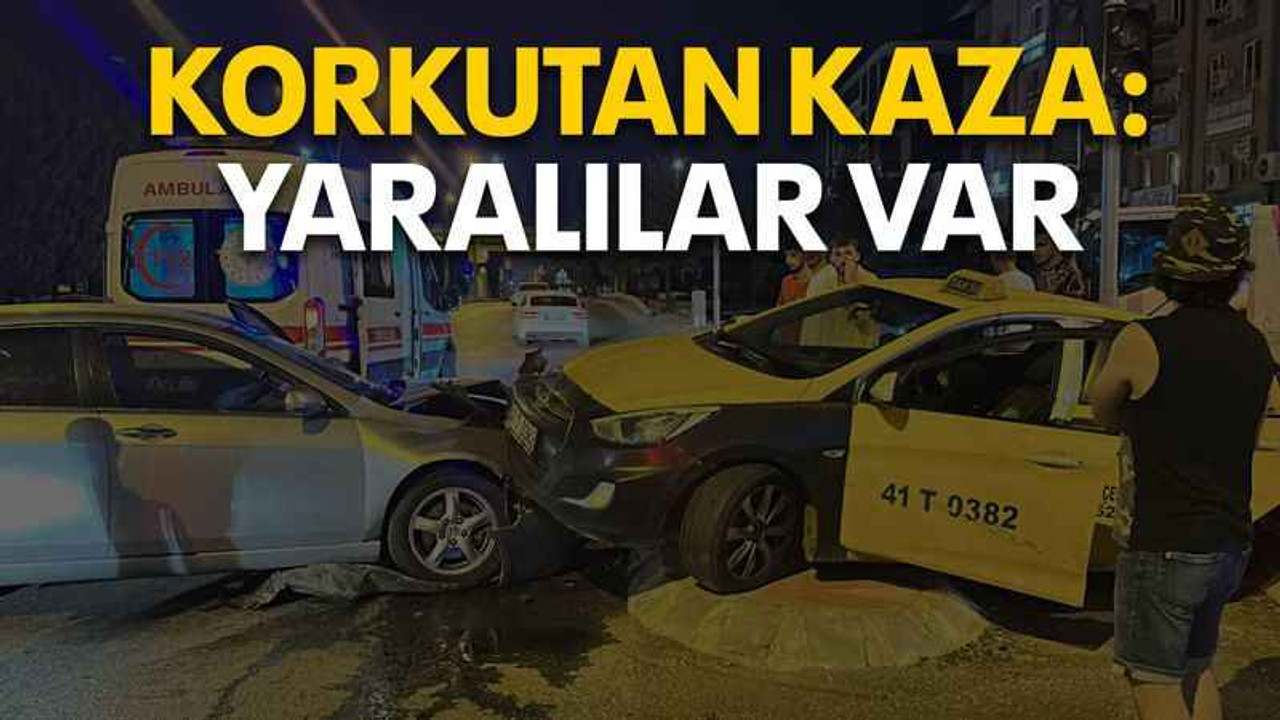 Korkutan kaza: Yaralılar var